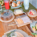 Kit Café da Manhã 4 Itens em Bambu – Refinado Lar