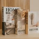 Kit 3 Caixas Livro Decorativo Porta Objetos - Refinado Lar