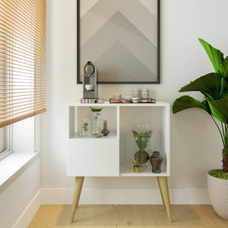 Aparador Retrô Multiuso - Refinado Lar