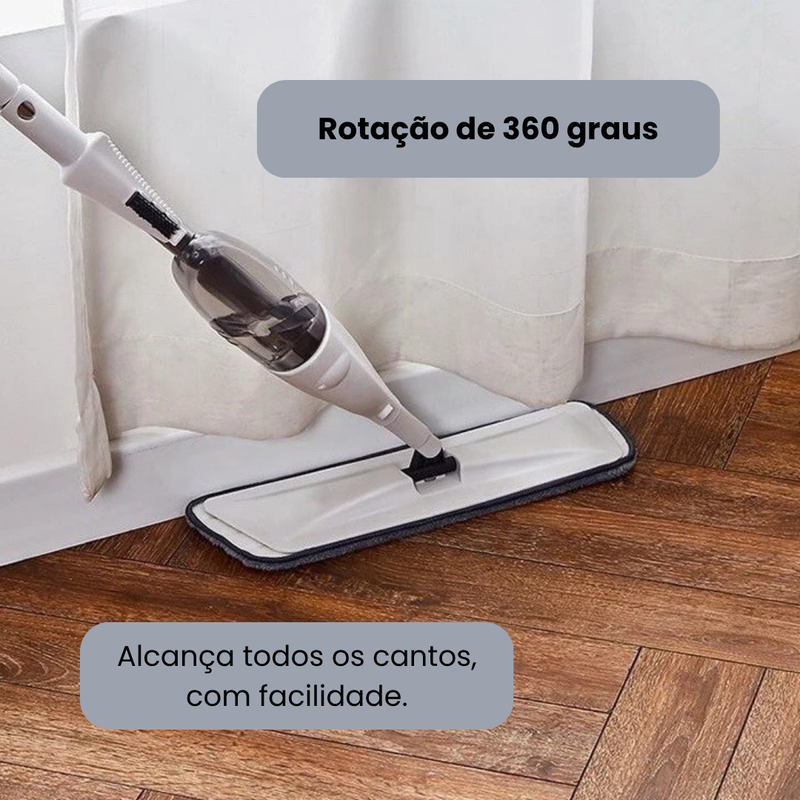 Mop Rodo Spray Com Gatilho Dispenser - Refinado Lar