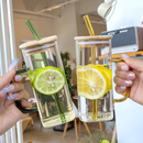 Caneca Sustentável com Tampa de Bambu - Refinado Lar