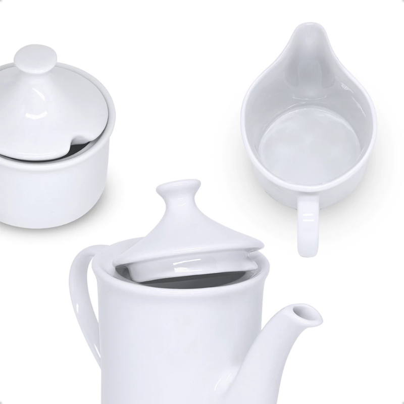 Kit Café Chá em Porcelana - Refinado Lar