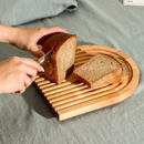 Tábua de Bambu Petisqueira Ondulada - Refinado Lar