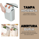 Lixeira Suspensa 9L com Tampa - Refinado Lar