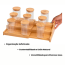 Kit 9 Potes com Rack - Oikos - Refinado Lar