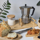 Kit Café com Bandeja e Potes para Mantimentos - Refinado Lar