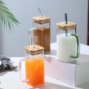 Caneca Sustentável com Tampa de Bambu - Refinado Lar