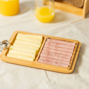 Porta Frios Duplo Sense | 2 Andares com Base de Bambu - Refinado Lar