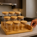 Kit 9 Potes com Rack - Oikos - Refinado Lar