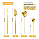 Talheres de Aço Inox Premium - Refinado Lar