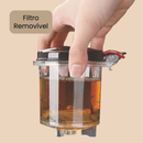 Chaleira de Vidro com Infusor Removível - Refinado Lar