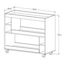 Aparador Multiuso com Adega - Refinado Lar