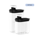 Kit Dispenser de Lavanderia Premium com frascos organizadores para sabão e amaciante, ideal para manter a lavanderia elegante e funcional