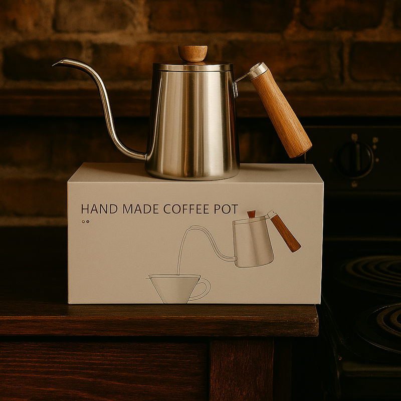 Bule Inox Bico Ganso-Fino 600ml - Refinado Lar