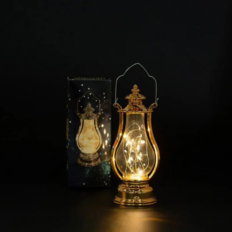Lampião LED Transparente - Refinado Lar