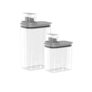 Kit Dispenser de Lavanderia Premium com frascos organizadores para sabão e amaciante, ideal para manter a lavanderia elegante e funcional