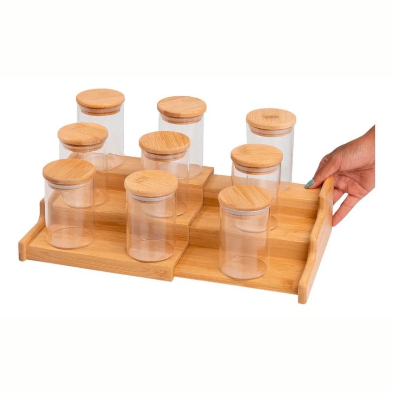 Kit 9 Potes com Rack - Oikos - Refinado Lar