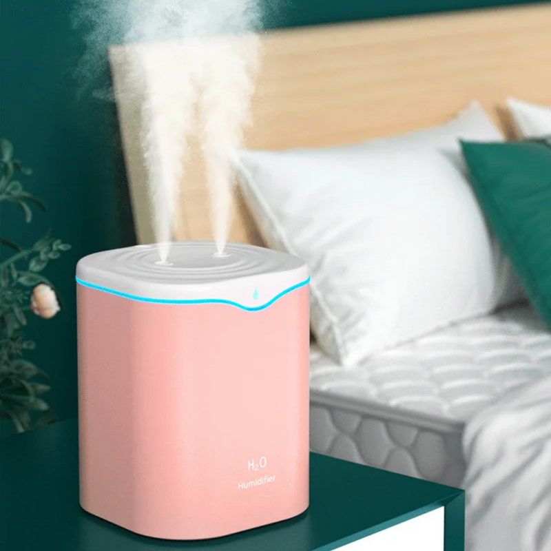 Umidificador com Aromatizador 2L |  Bicos duplos - Refinado Lar