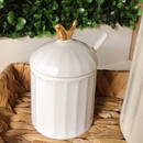 Açucareiro Birds com Pássaro Dourado - Refinado Lar