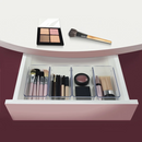 Kit 4 Organizadores Acrílico Cristal | Multiuso Prático - Refinado Lar