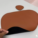 Jogo Americano de Couro | 2 Itens Sofisticados - Refinado Lar