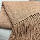 Kit 4 Peças Boho em Algodão - Macramê Caramelo - Refinado Lar