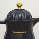 Garrafa Térmica Preta e Dourada 1L - Refinado Lar