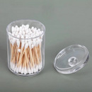 Kit 2 Porta Algodão e Cotonete | Acrílico Premium Transparente - Refinado Lar