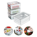 Kit 4 Organizadores Acrílico 2,2L | Organização Premium - Refinado Lar