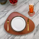 Jogo Americano de Couro | 2 Itens Sofisticados - Refinado Lar