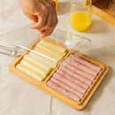 Porta Frios Duplo Sense | 2 Andares com Base de Bambu - Refinado Lar