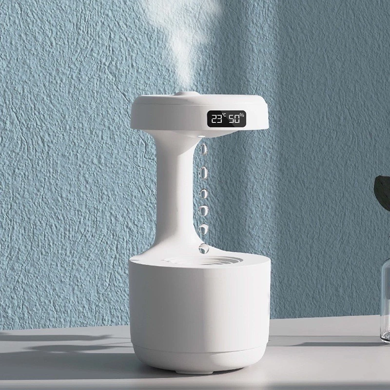 Umidificador Anti Gravidade | Aromas, Relógio e Luz - Refinado Lar