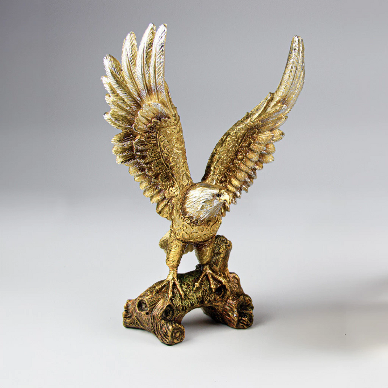 Águia Estátua de Luxo para Decoração 30cm - Refinado Lar