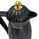 Garrafa Térmica Preta e Dourada 1L - Refinado Lar